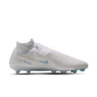 Nike Phantom 6 High Elite Artificial Grass Football Boots (AG) White Turquoise