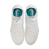 Nike Phantom 6 High Elite Artificial Grass Football Boots (AG) White Turquoise