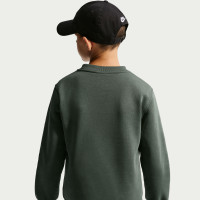 Nike Sportswear Club Fleece Crew Sweater Kids Dark Green White