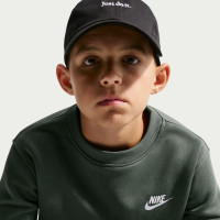 Nike Sportswear Club Fleece Crew Sweater Kids Dark Green White