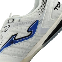 Joma Top Flex Ultralight Indoor Football Boots (IN) White Black Blue