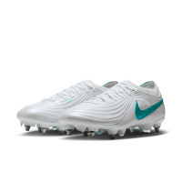 Nike Tiempo Maestro Elite IJzeren-Nop Voetbalschoenen (SG) Wit Turquoise