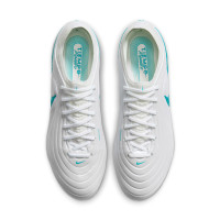 Nike Tiempo Maestro Elite IJzeren-Nop Voetbalschoenen (SG) Wit Turquoise