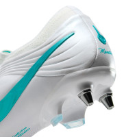 Nike Tiempo Maestro Elite IJzeren-Nop Voetbalschoenen (SG) Wit Turquoise