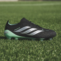 adidas Predator Elite Gras (FG) Football Boots (FG) Black Silver Mint Green