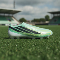 adidas F50 Hyperfast Elite Veterloze Gras Voetbalschoenen (FG) Mintgroen Zwart Wit
