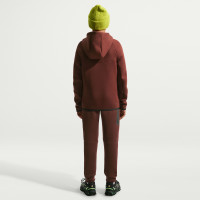 Nike Tech Fleece Sportswear Trainingspak Kids Bordeauxrood Zwart
