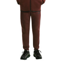 Pantalon de survêtement Nike Tech Fleece Sportswear pour Enfants, bordeaux et noir