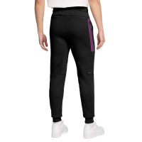 Nike Tech Fleece Sportswear Sweat Pants Black Purple