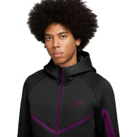 Nike Tech Fleece Sportswear Vest Zwart Paars