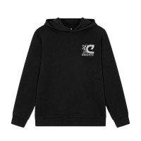 Cruyff C-lion Alpha Hoodie Zwart Zilver