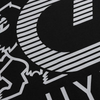 Cruyff C-lion Alpha Hoodie Zwart Zilver