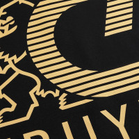 Cruyff C-lion Alpha Hoodie Zwart Goud