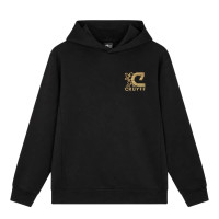 Cruyff C-lion Alpha Hoodie Zwart Goud