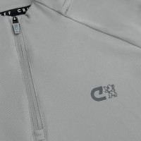 Cruyff Linea Trainingstrui 1/4 Zip Kids Lichtgrijs Donkergrijs Lichtblauw