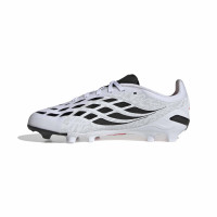 adidas Predator Elite Gras Voetbalschoenen (FG) Kids Wit Zwart Roze