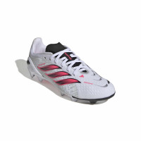 adidas Predator Elite Gras Voetbalschoenen (FG) Kids Wit Zwart Roze