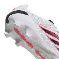 adidas Predator Elite Gras Voetbalschoenen (FG) Kids Wit Zwart Roze