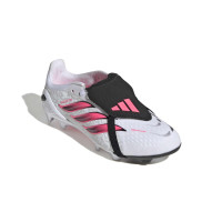 adidas Predator Elite FT Gras Voetbalschoenen (FG) Kids Wit Zwart Roze