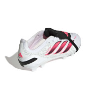 adidas Predator Elite FT Gras Voetbalschoenen (FG) Kids Wit Zwart Roze