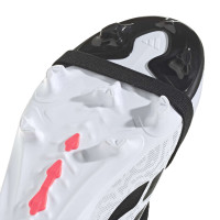 adidas Predator Elite FT Gras Voetbalschoenen (FG) Kids Wit Zwart Roze