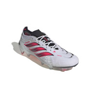 adidas Predator Elite Gras Football Boots (FG) White Black Pink