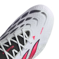 adidas Predator Elite Gras Football Boots (FG) White Black Pink