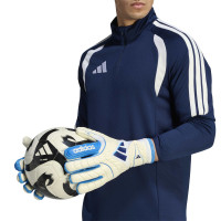 adidas Copa Pro Fingersave Keepershandschoenen Wit Blauw Donkerblauw
