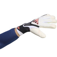 adidas Predator Pro Hybrid Goalkeeper Gloves White Black Pink