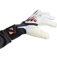 adidas Predator Pro Strap Goalkeeper Gloves White Black Pink