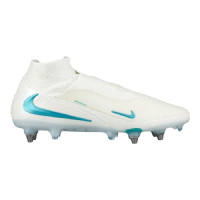 Nike Phantom 6 High Elite Iron Stud Football Boots (SG) Pro Player White Turquoise