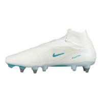 Nike Phantom 6 High Elite Iron Stud Football Boots (SG) Pro Player White Turquoise