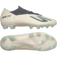 Skechers SKX_2 Elite Gras Voetbalschoenen (FG) Beige Donkergrijs Turquoise