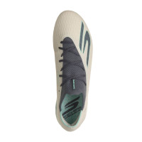 Skechers SKX_2 Elite Gras Voetbalschoenen (FG) Beige Donkergrijs Turquoise