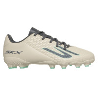 Skechers SKX_2 Low Grass/Artificial Grass Football Boots (MG) Kids Beige Dark Grey Turquoise