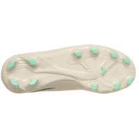 Skechers Razor 2 Low Gras / Kunstgras Voetbalschoenen (MG) Kids Beige Donkergrijs Turquoise