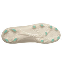 Skechers SKX_2 Low Academy Gras Voetbalschoenen (FG) Beige Donkergrijs Turquoise