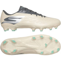 Skechers Razor 2 Academy Gras Football Boots (FG) Beige Dark Grey Turquoise