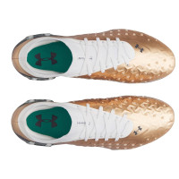 Under Armour Magnetico Elite 6 RCS Gras Voetbalschoenen (FG) Wit Bruin Donkerblauw Groen