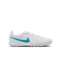 Nike Tiempo Maestro Academy Turf Football Boots (TF) Kids White Turquoise