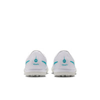 Nike Tiempo Maestro Academy Turf Football Boots (TF) Kids White Turquoise