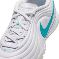 Nike Tiempo Maestro Academy Turf Football Boots (TF) Kids White Turquoise