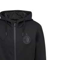Castore Feyenoord EU Travel Fleece Jogging Suit Full-Zip 2026-2027 Black