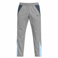Cruyff Linea Trainingspak 1/4-Zip Kids Lichtgrijs Donkergrijs Lichtblauw
