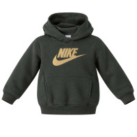 Nike Club Fleece Trainingspak Hooded Peuters/Kleuters Donkergroen Goud