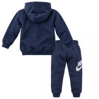 Nike Club Fleece Tracksuit Hooded Toddlers/Preschoolers Dark Blue White