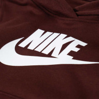 Nike Club Fleece Trainingspak Hooded Peuters/Kleuters Bordeauxrood Wit