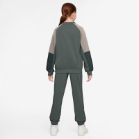 Nike Sportswear Crew Tracksuit Kids Camo Green Dark Green White