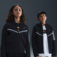 Nike Sportswear Tech Fleece Reflect Tracksuit Kids Black Silver
