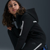 Nike Sportswear Tech Fleece Reflect Tracksuit Kids Black Silver